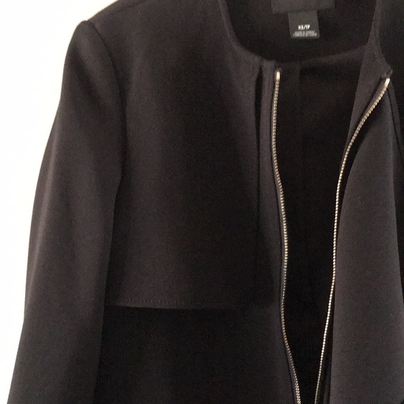 Club Monaco Black Coat Size XS/TP (TP means Tre Petite- Very Small) - Picture 10 of 12
